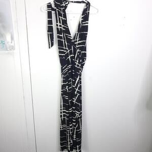 Gilli Dress Womens Small Halter Neck Babydoll Y2K Stretchy Midi Open Back